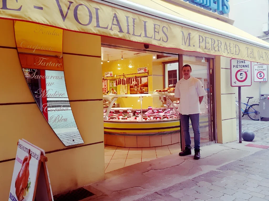 boucherie des gourmets Neuville sur Saône - Boutique devanture